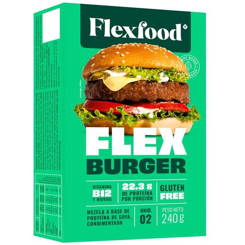 Hamburguesa Gluten Free FLEXFOOD Caja 240g