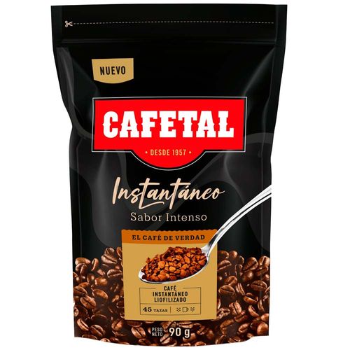 Café Instantáneo Intenso CAFETAL Doypack 90g