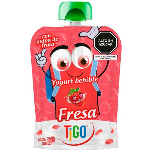 Yogurt Bebible TIGO Fresa Doypack 140g