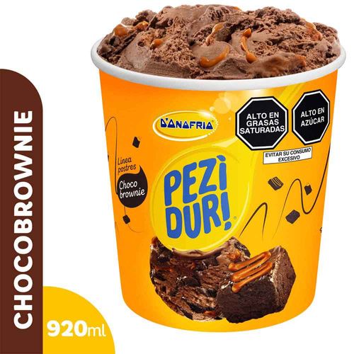 Helado PEZIDURI Choco Brownie Pote 920ml