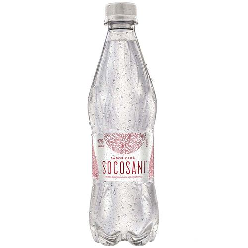 Agua Mineral SOCOSANI Frutos Rojos Botella 500ml