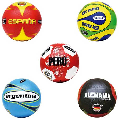 Pelota de Fútbol VINIBALL Países Varios #5 Goma