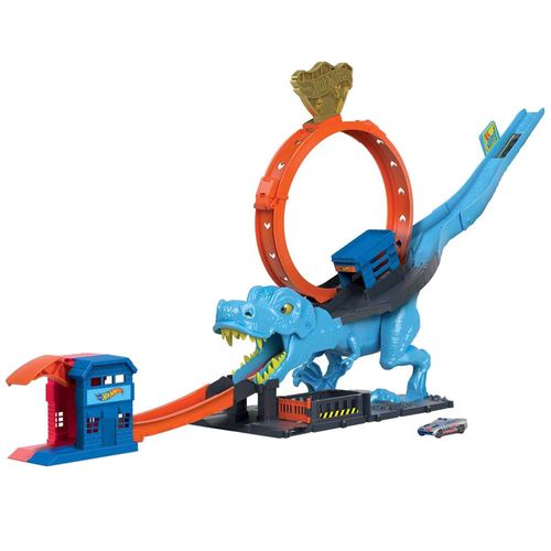 Pista de Juguete HOT WHEELS City T-Rex Devorador