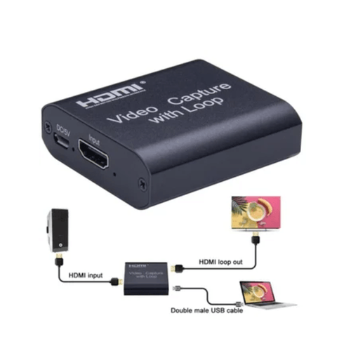 Capturadora De Video Usb 3.0 Hdmi Capture Con Loop Out 4k 2k