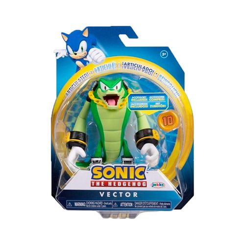 Sonic The Hedgehog Wave 10 Figura de Vector  + Accesorio