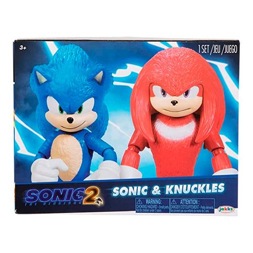 Figura de Sonic y Knuckles de Sonic 2 la Pelicula