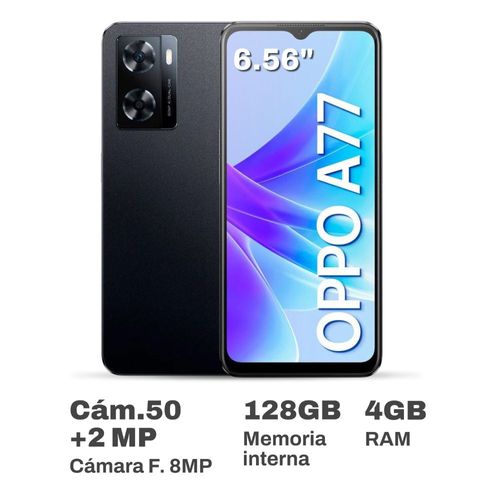 Celular Oppo A77 6.56" 4GB RAM 128GB Negro