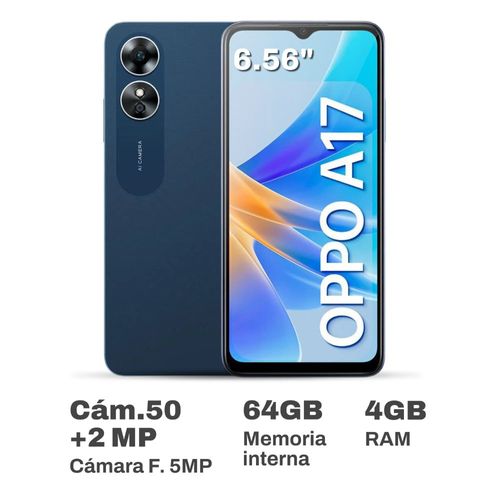 Celular Oppo A17 6.56" 4GB RAM 64GB Azul