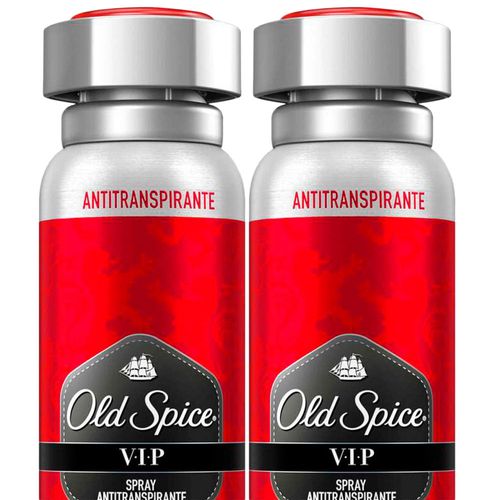 Pack Desodorante en Aerosol para Hombre OLD SPICE Vip Frasco 150ml Paquete 2un