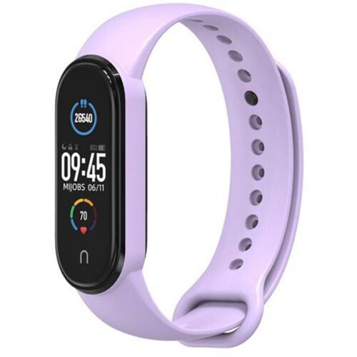 Correa Silicona para Mi Band 5/6 - Lila