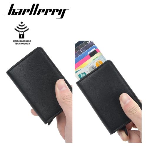 Billetera Hombre RFID de Cuero con Tarjetero Billetera Baellerry Antirobo