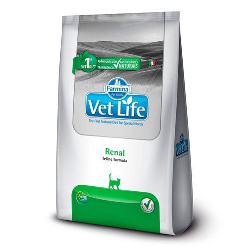 Comida para Gatos - Vet Life Natural Feline Renal 2Kg