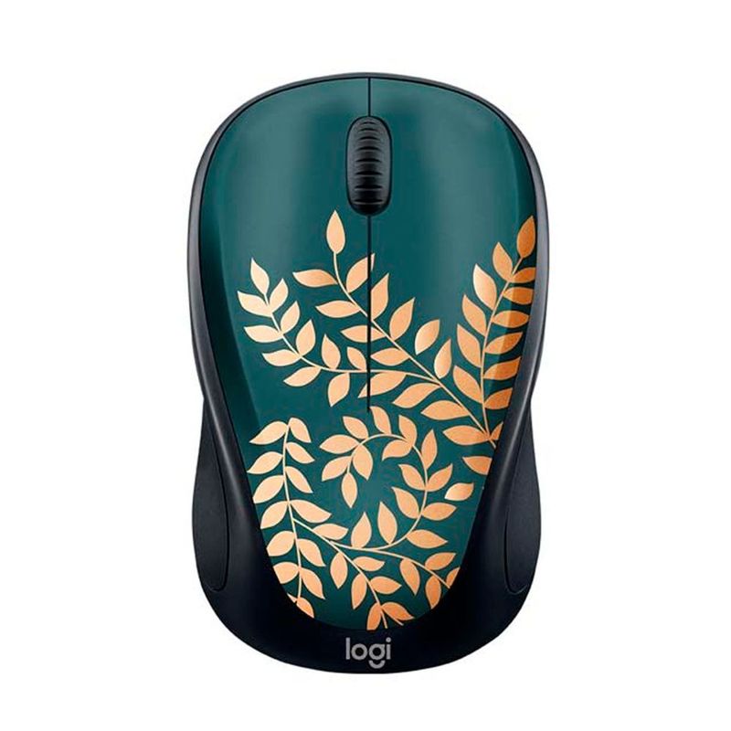 MOUSE-LOGITECH-M317C-WIRELESS-GOLDEN-GARDEN-BLACK