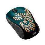 MOUSE-LOGITECH-M317C-WIRELESS-GOLDEN-GARDEN-BLACK