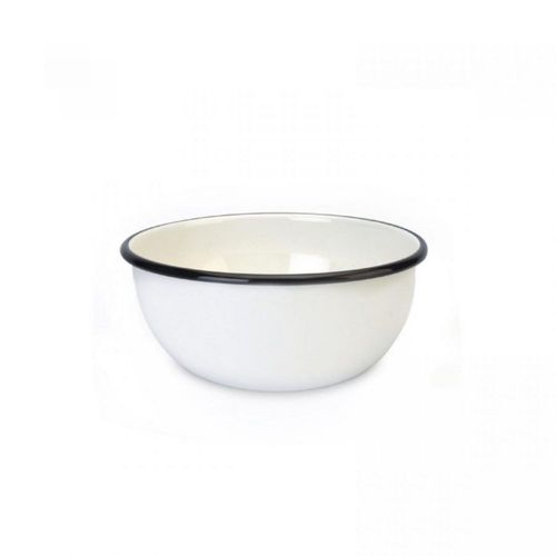 Tazón Acero Vitrificado Blanco N°14