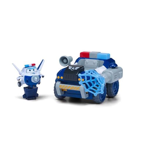 Figura Super Wings Patrulla De Policía Paul