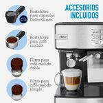Cafetera-Automatica-Oster-PrimaLatte-BVSTEM6603SS-de-Espresso-Plateada