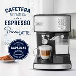 Cafetera-Automatica-Oster-PrimaLatte-BVSTEM6603SS-de-Espresso-Plateada