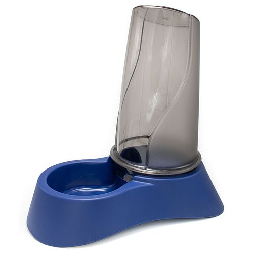 Dispensador de Comida y Agua para mascotas - 1.5L Azul