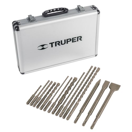 Juego de Brocas Y Cinceles SDS Plus Truper