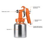 Pistola-de-baja-presion-50-psi-Truper---Naranja-