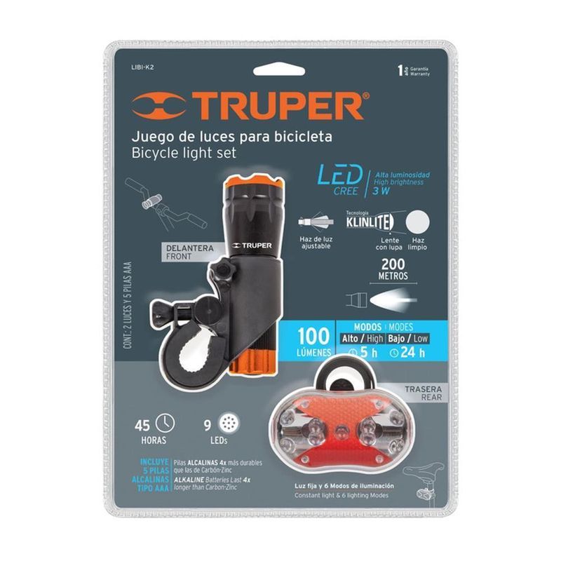 Linterna-Juego-De-Luces-Para-Bicicleta-Delantera-Y-Trasera-Truper