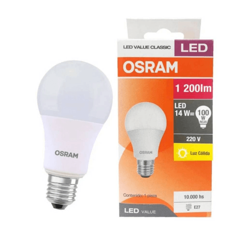 Foco led osram 14w - luz cálida