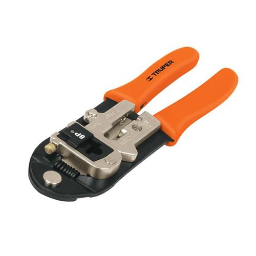 Alicate ponchadora RJ-9 RJ-1 RJ-12 RJ-45 TRUPER
