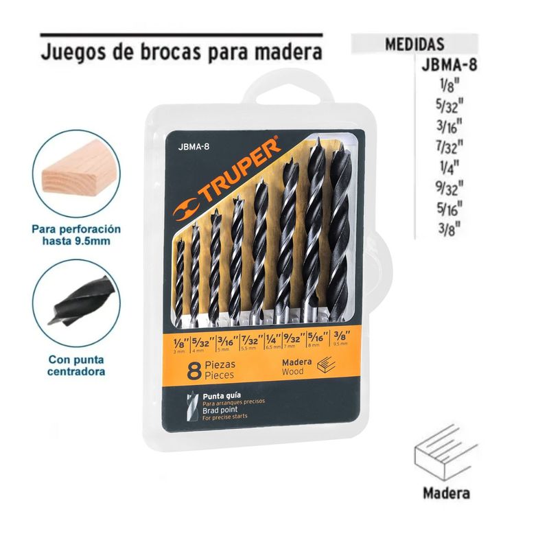 Juego-de-brocas-para-madera-8-piezas-Truper