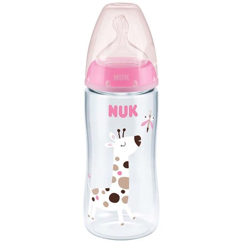 Biberón NUK First Choice PP Niña Rosado 300ml