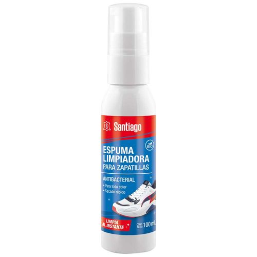 Espuma Limpiadora para Zapatillas SANTIAGO Frasco 100ml