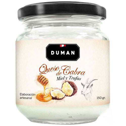 Queso de Cabra Miel y Trufas DUMAN Frasco 150g