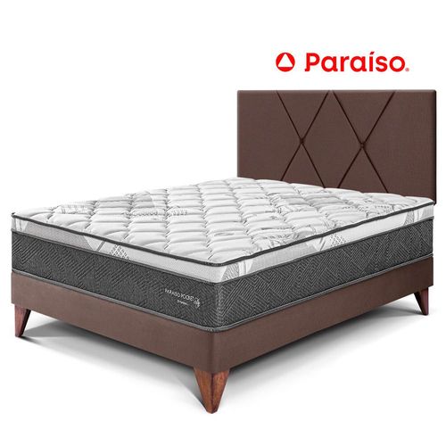 Dormitorio Europeo Pocket St 1.5 Plazas Cabecera Loft Chocolate