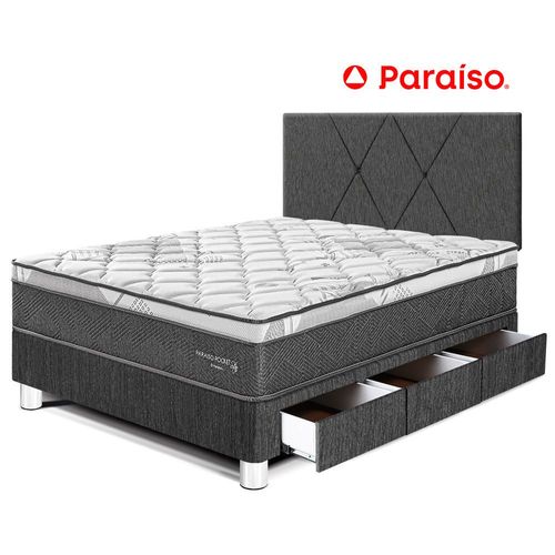 Dormitorio Paraiso Pocket St Cajones 1.5 Plazas Cabecera Loft Cl