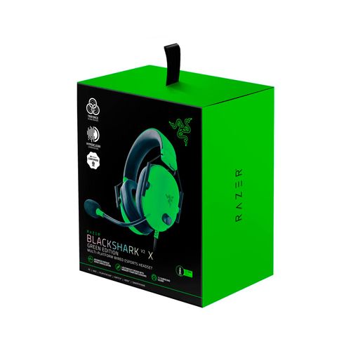 Audifono Gamer C/Microf Razer Blackshark V2 X Multi-Platform 7,1 Green Edition Model