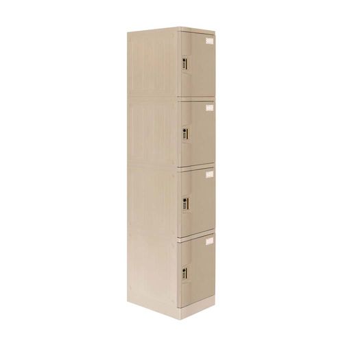 Locker Abs Lp104 Clave 4 dígitos Gris