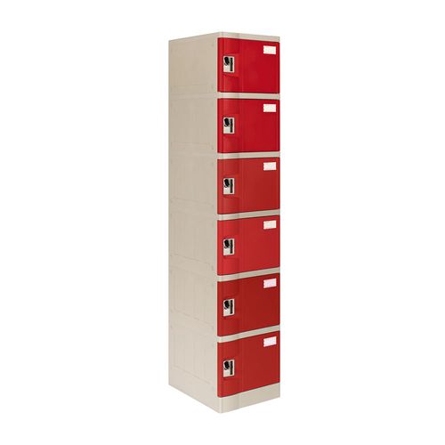 Locker Abs Lp1-06 Porta candado Rojo