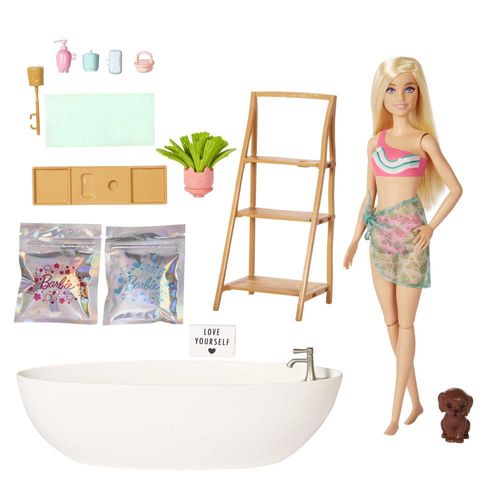 Muñeca Barbie Baño Burbujas