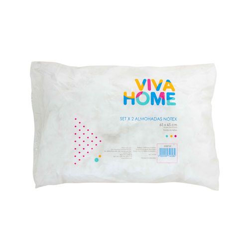 Almohada VIVA HOME Notex Hipoalergénica Paquete 2un