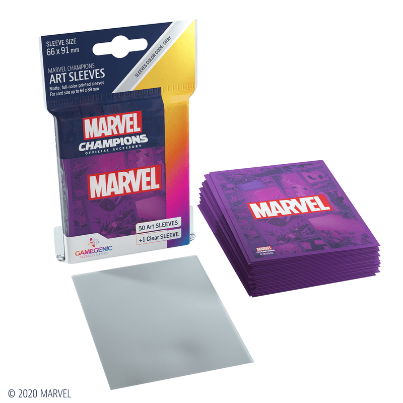 MARVEL-CHAMPIONS-SLEEVES-MARVEL-PURPLE-fundas