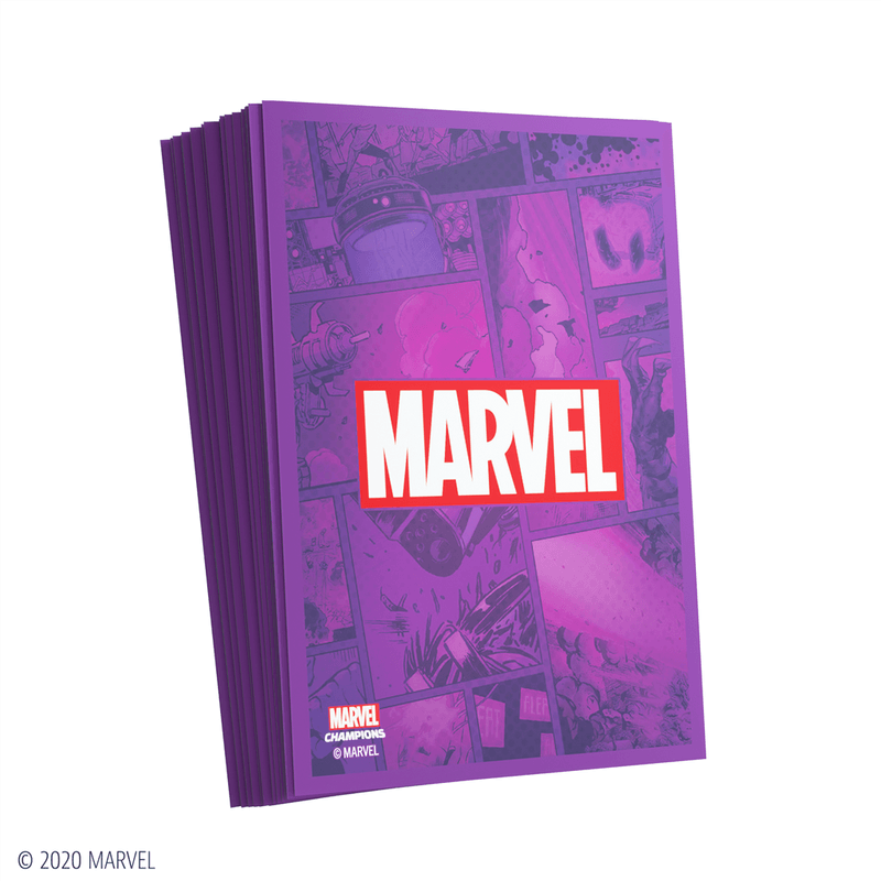MARVEL-CHAMPIONS-SLEEVES-MARVEL-PURPLE-fundas