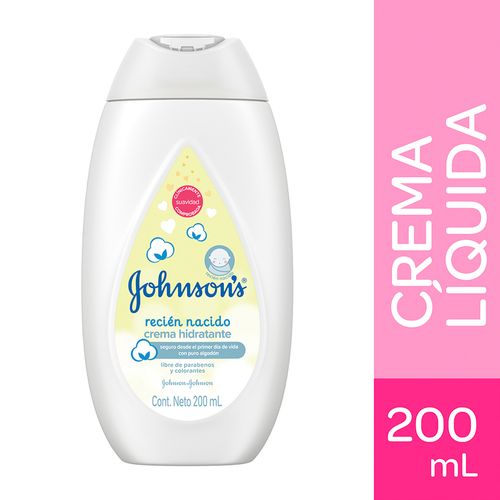 Crema Líquida Johnsons para Recién Nacido 200ml