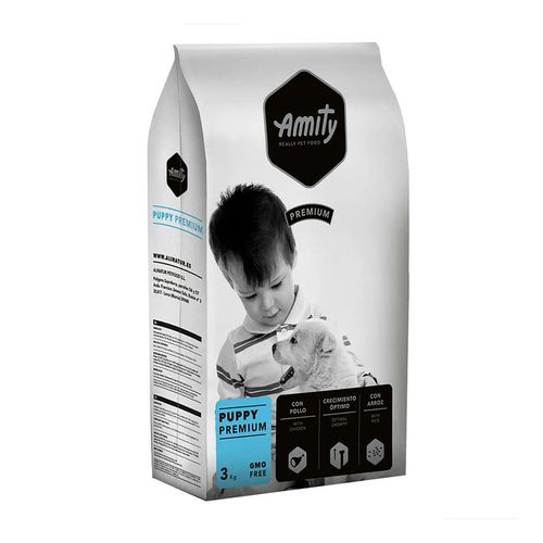 Amity Premium Pollo y Arroz para Perros Puppy 3Kg