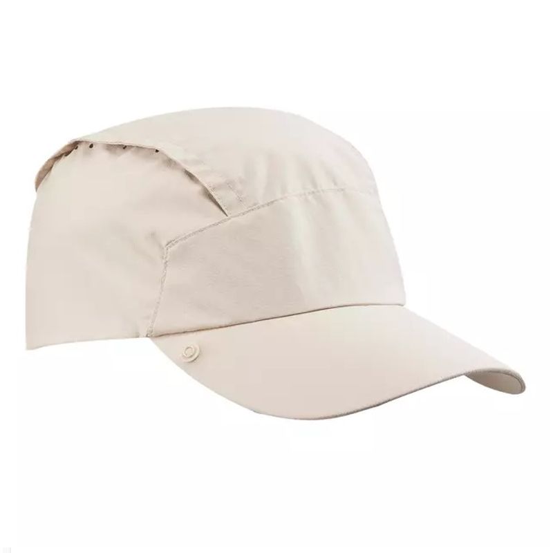 GORRA-SENDERISMO-Y-TREKKING-FORCLAZ-900-PROTECCION-SOLAR-BEIGE