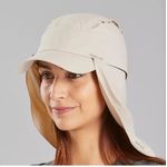 GORRA-SENDERISMO-Y-TREKKING-FORCLAZ-900-PROTECCION-SOLAR-BEIGE