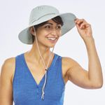 SOMBRERO-DE-TREKKING-Y-SENDERISMO-FORCLAZ-MT-500-MUJER-ADULTO-VERDE-PALIDO-56-58CM