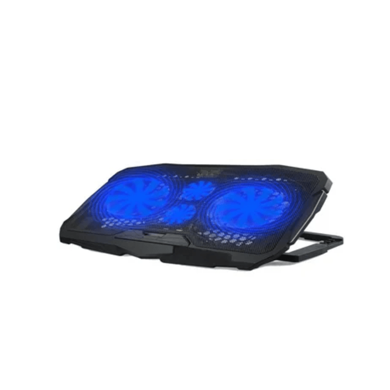 Cooler Para Laptop S18 Cooling Pad 4 Ventiladores Luz Led Azul ...