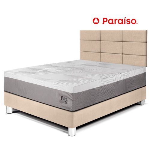 Dormitorio Royal Balanzze 1.5 Plazas Cabecera Blocks Champagne