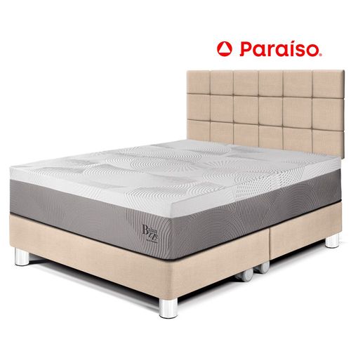 Dormitorio Royal Balanzze King 198 Cabecera Blocks Champagne