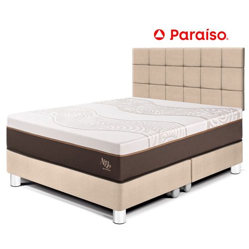 Dormitorio Royal Abrazzo King 198 Cabecera Blocks Champagne